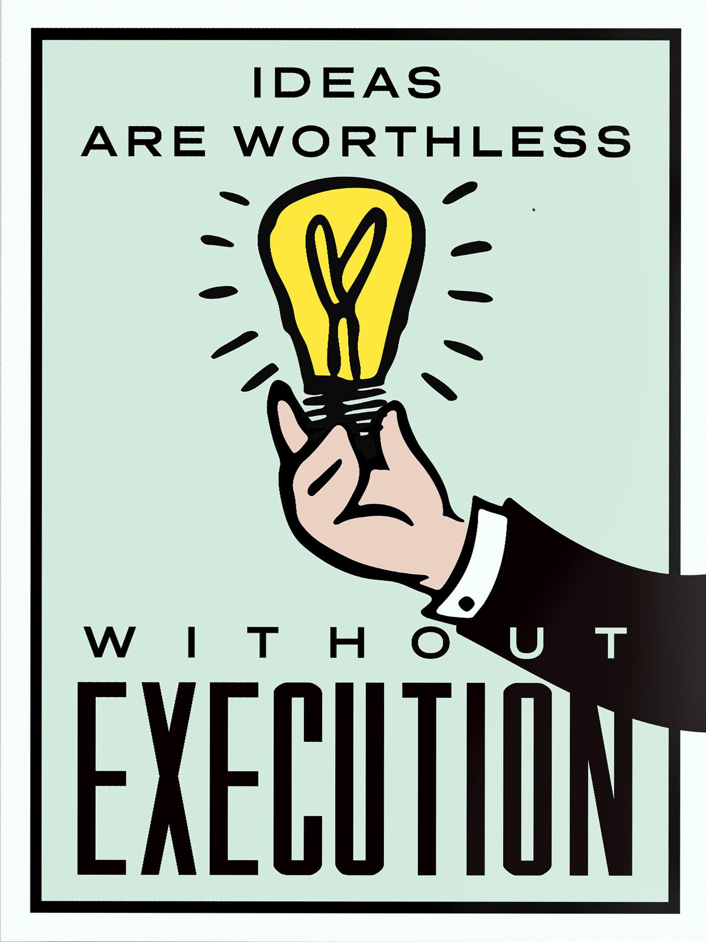 MONOPOLY /"EXECUTION/" Motivational Artwork //Print on Glossy Paper or Canvas