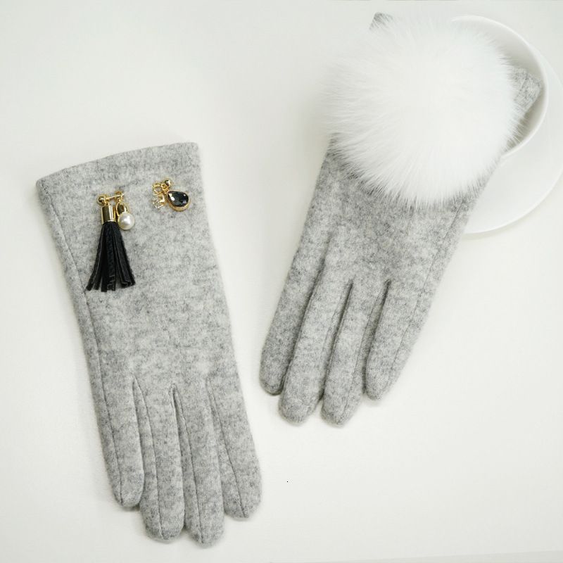 fox wool gloves