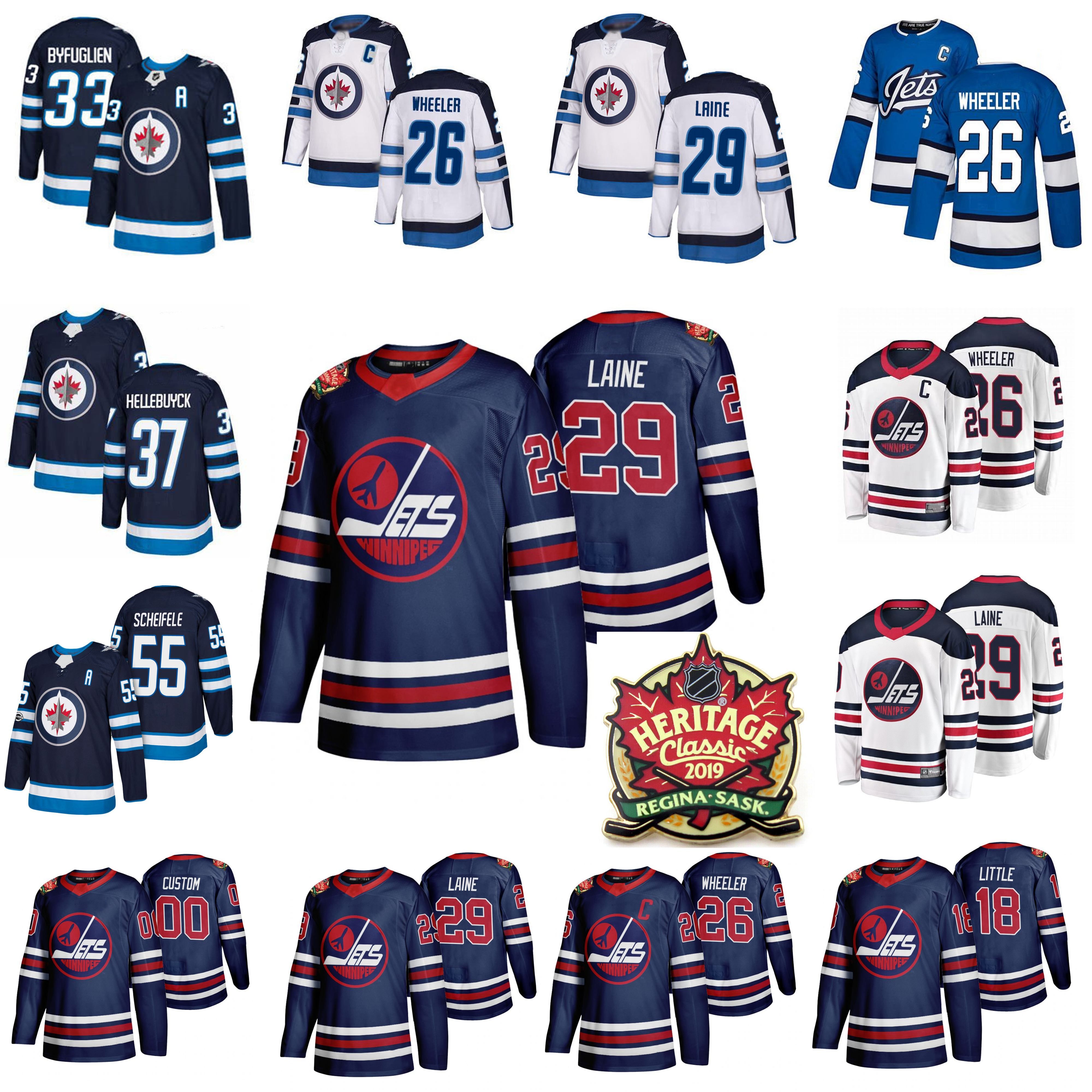 Men's Winnipeg Jets #33 Dustin Byfuglien Navy Blue 2019 Heritage Classic  Adidas Stitched NHL Jersey on sale,for Cheap,wholesale from China