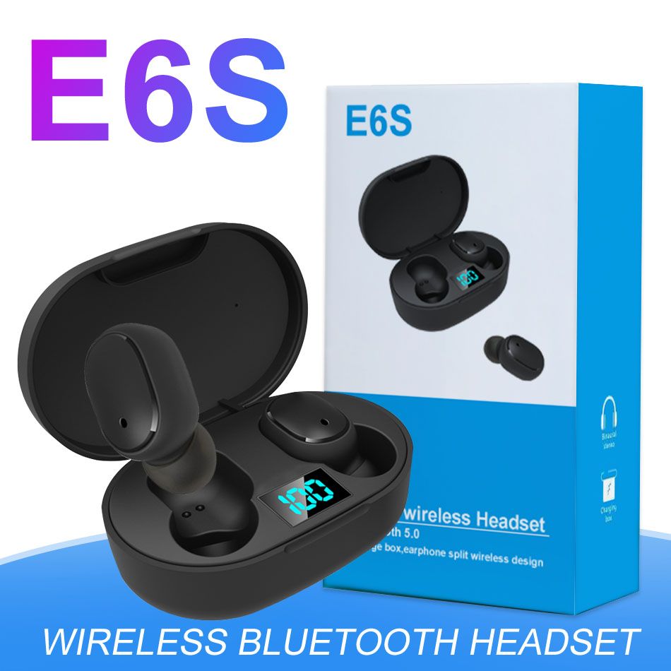 Suministro Al Por Mayor Mini E6S Bluetooth 5.0 Auriculares Para  Dispositivos Android Para IPhone Auriculares De Deportes Estéreo  Inalámbricos Con Audífonos Con LED Digital Caja De Carga De Skylet, 6,88 €  | Es.DHgate.Com