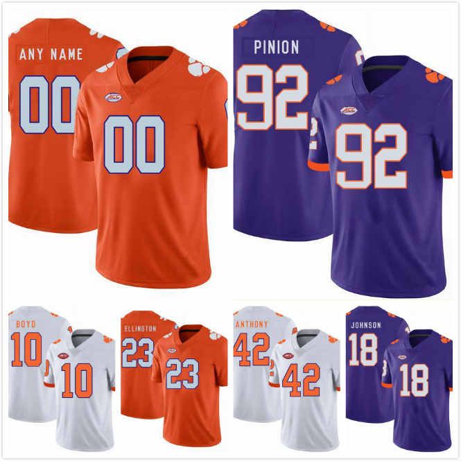 custom clemson jersey