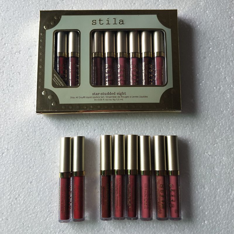 stila 8 piece lip set