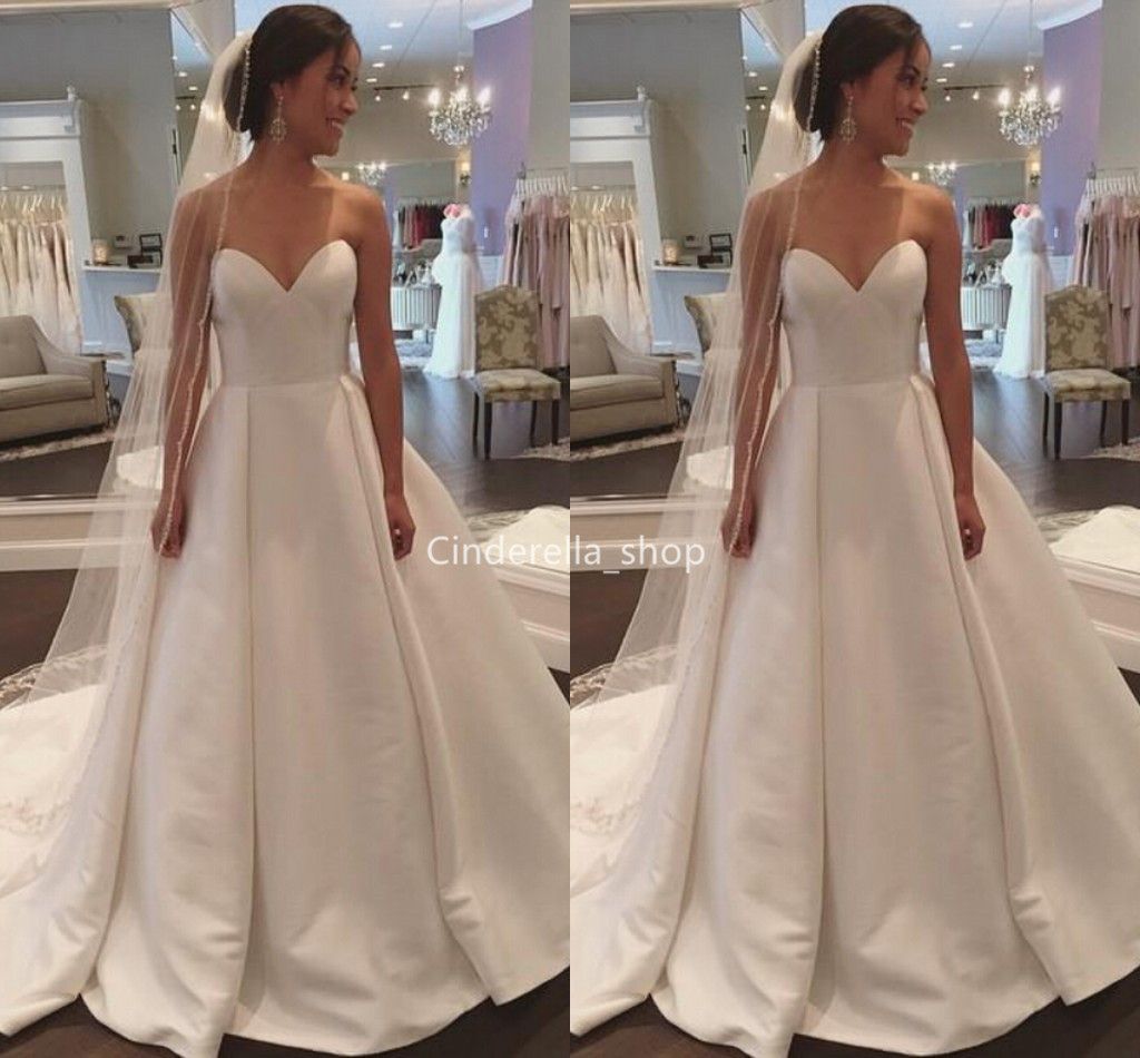 simple elegant wedding dresses 2019