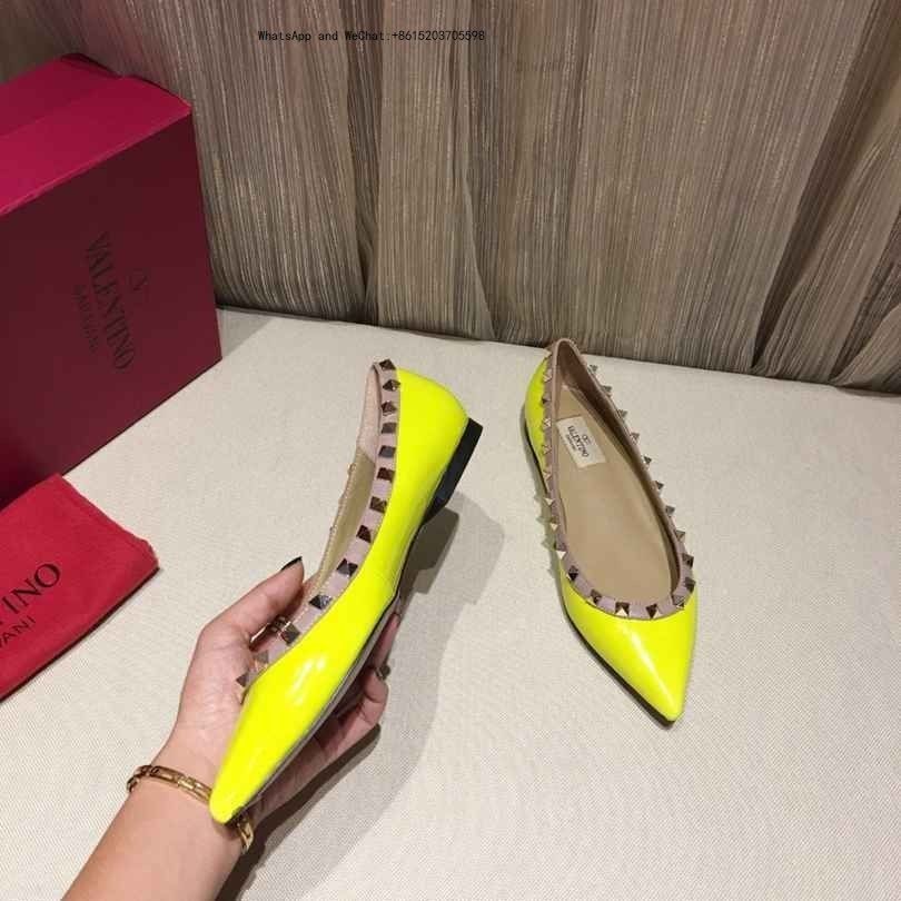 ladies smart flat black shoes