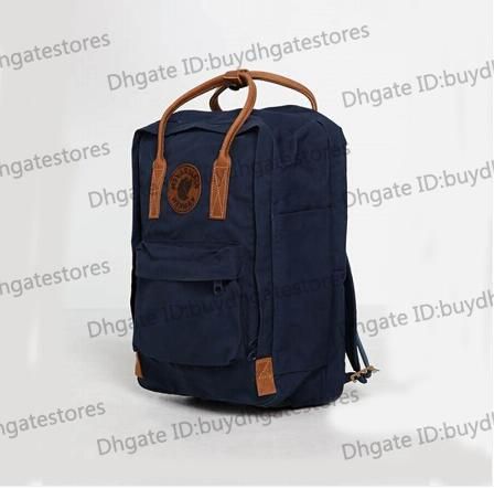 Acquistare Pelle Fjallraven Kanken No.2 Nero Deep Blue Canvas Zaini Sport  Esterni Di Guida Impermeabile Zaino In Linea Economico | Consegna Veloce E  Qualità | It.Dhgate