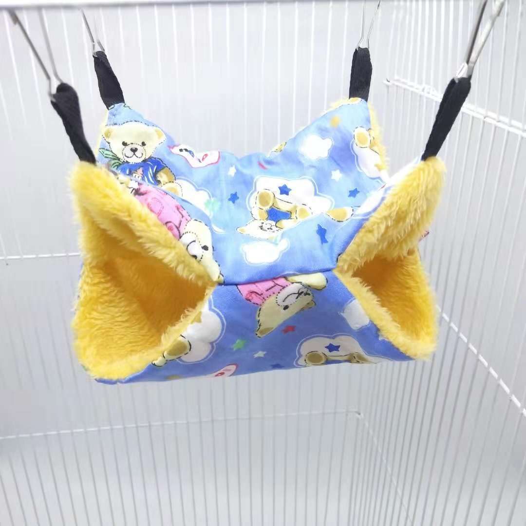 Grosshandel Sugar Glider Keep Warm Doppeldeck Interlayer Kleines Haustier Federungstyp Eichhornchen Schlafsack Haustiere Artikel Hamster Hangematte Von Amerju 4 77 Auf De Dhgate Com Dhgate