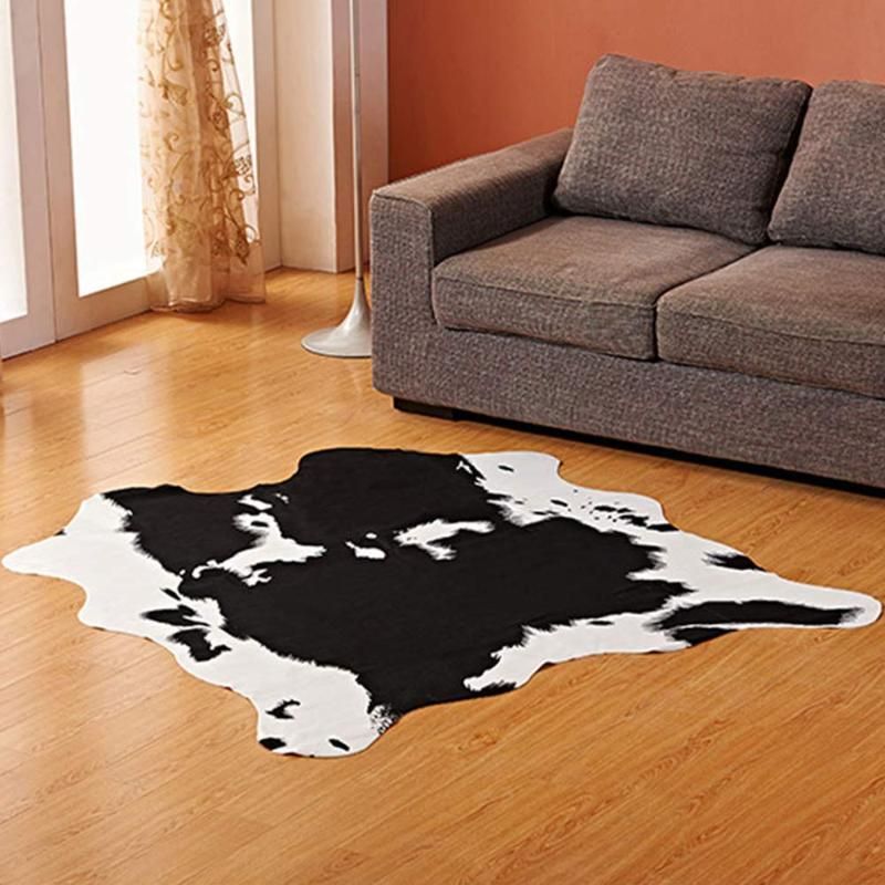 Cow Style Carpets For Living Room Bedroom Kid Room Rugs Home Carpet Floor Door Mat Decor Imitation Leather Fashion Area Rugs Mat Blanket Electric Blanket Twin Xl Custom Throws Blankets From Baolv