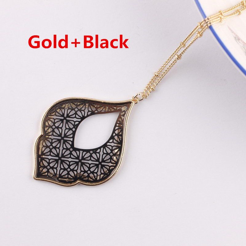 Gold+Black Necklace