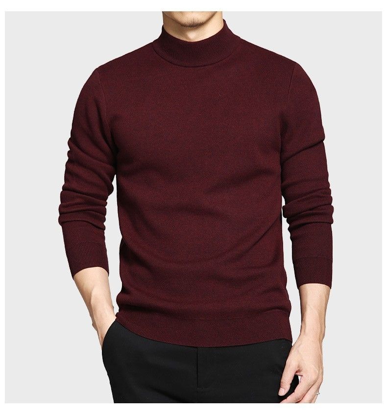 wine red sweaters