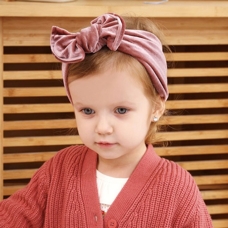 Fashion Girls Kids Girl bow Hairband Baby Headband Turban Knot Head Wrap