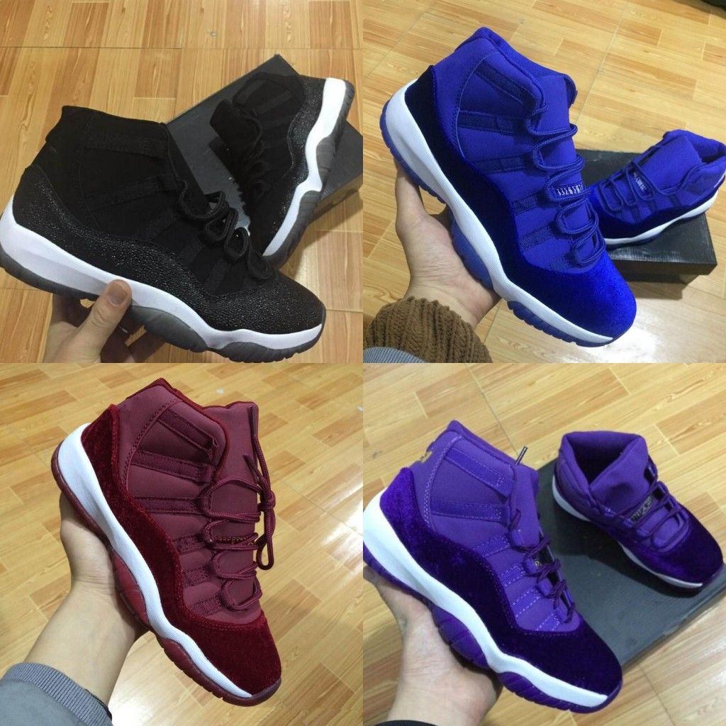 purple suede 11s
