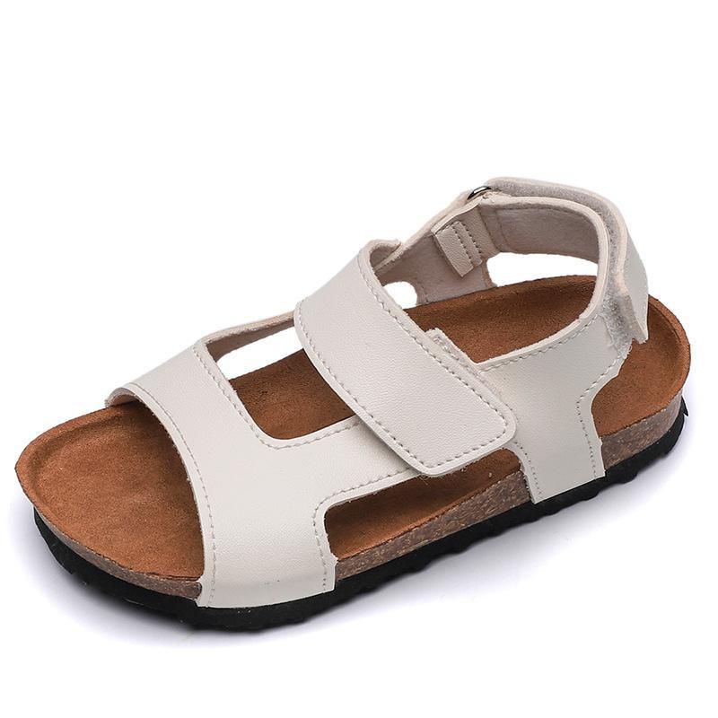 Baby Kids Boy Girl Soled Boots Casual Soft Classic Sandals Shoes Plain Beach NEW