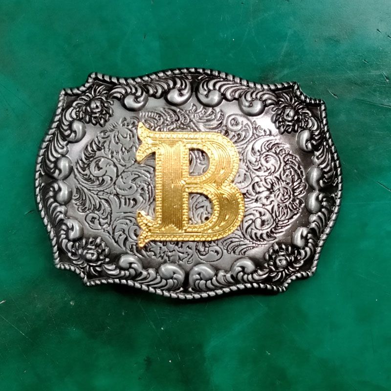 letter b belt buckle