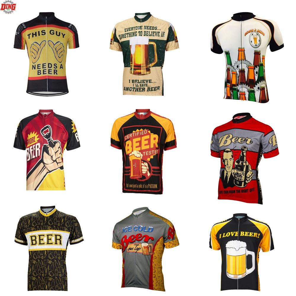 Homme Maillot de cyclisme Samurai sombre ale Beer Jersey Vélo 