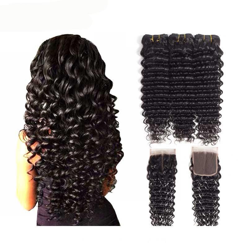 curly wavy hair weave