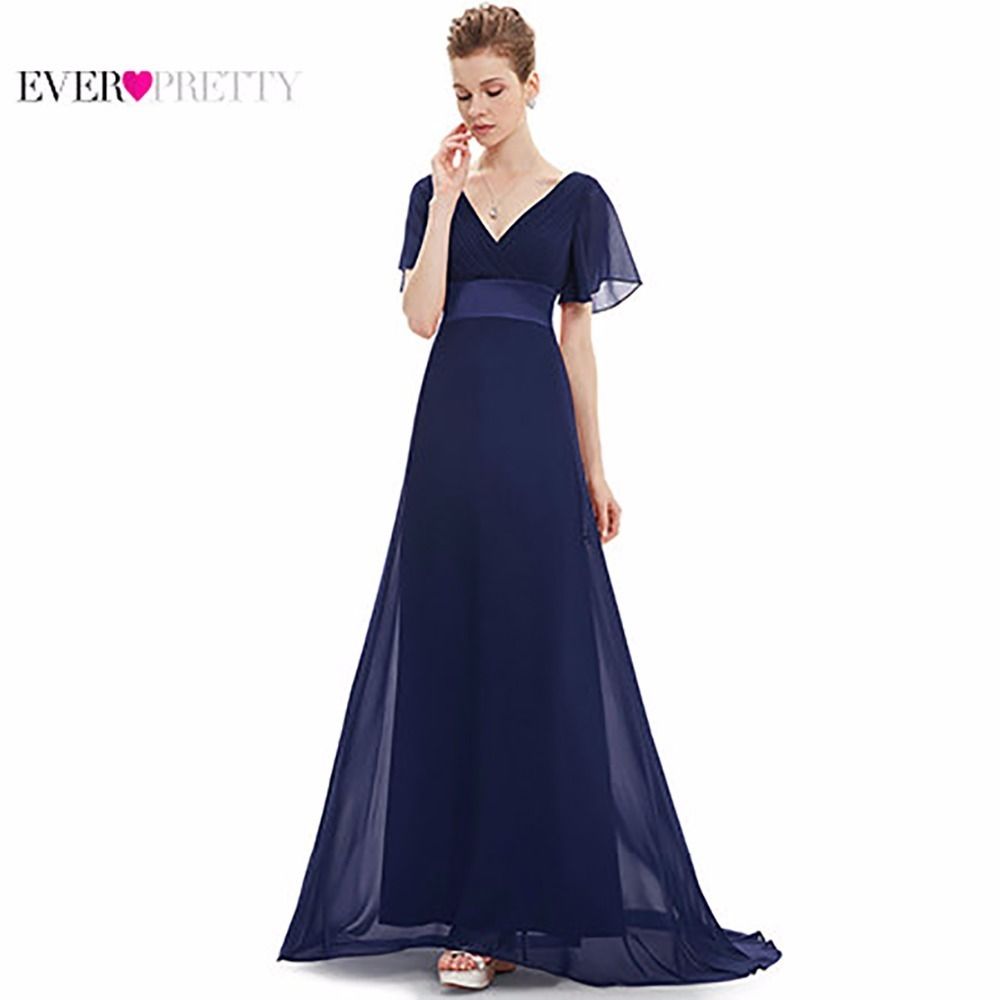 flutter sleeve evening dress