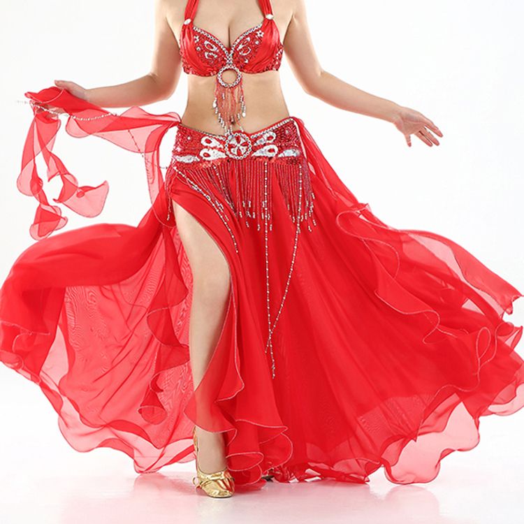 2020 Hot Sale Professional Belly Dance Skirt Sexy Long Flamenco Skirt Side Split For Women Girls Belly Dance Costume Skirts From Waxeer 25 63 Dhgate Com
