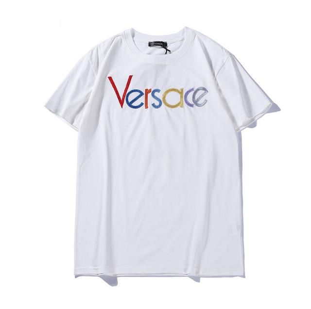 Camiseta versace letras colores Clearance