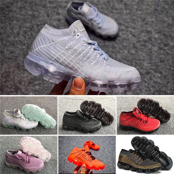 Nike VaporMax 2018 shoes Air de alta de deporte para niños Zapatillas de