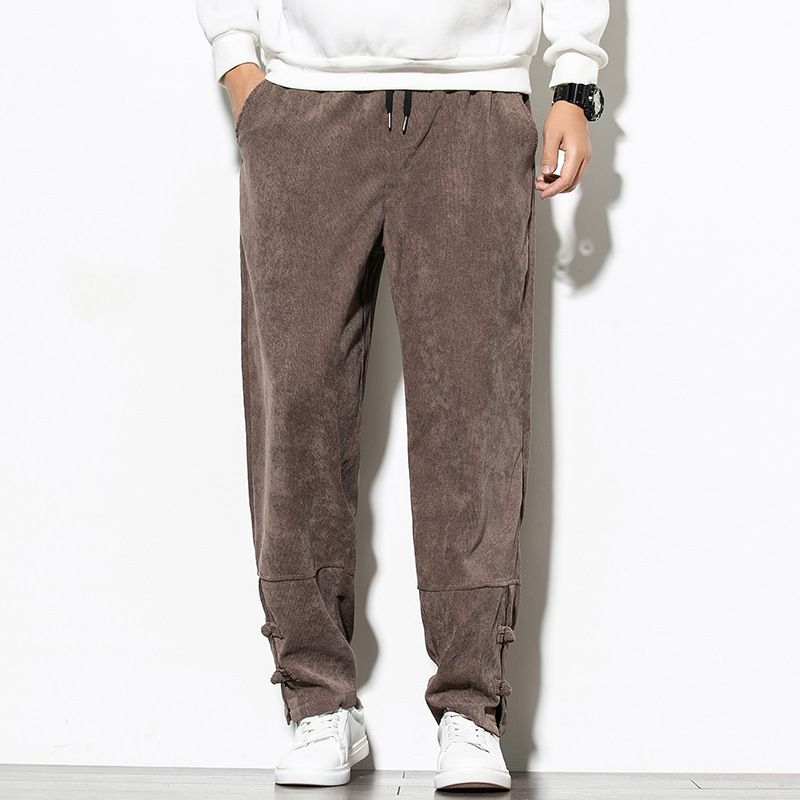 Compra Corduroy Pantalones Rectos Hombres Invierno Pantalones Casuales  Estiramiento Corduroy Harem Pantalones Hombres Sweetpant Grande Barato |  Entrega Rápida Y Calidad | Es.Dhgate