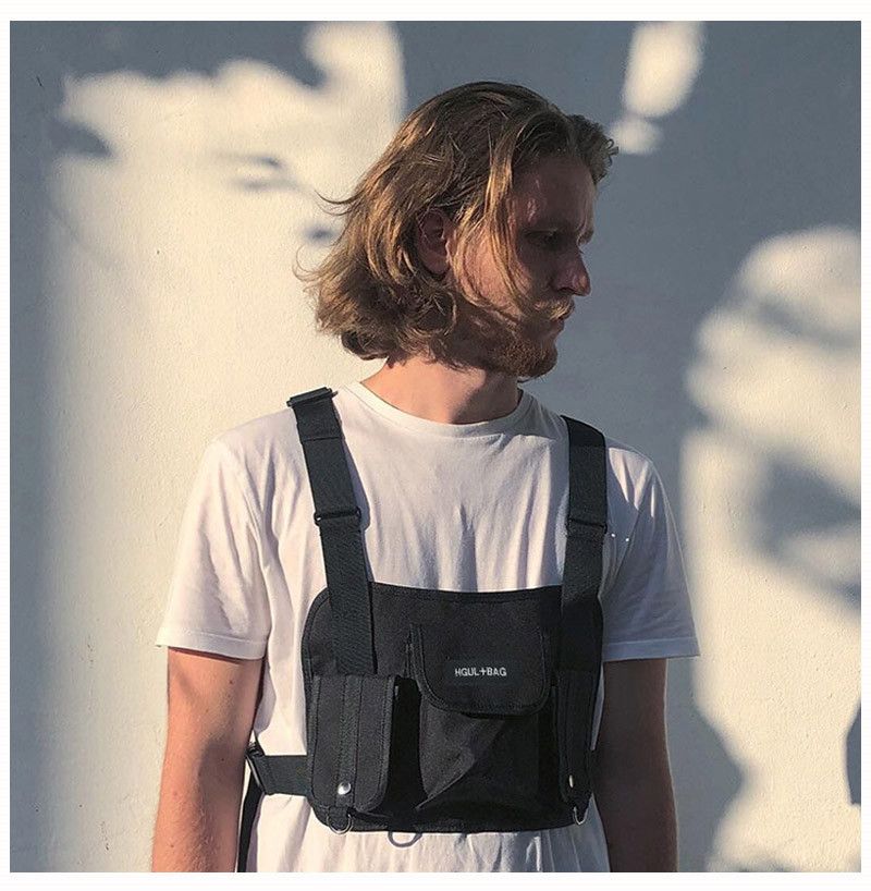 Compra Mochilas Escolares Función Para Hombres Bolso Táctico En El Pecho  Nueva Moda Unisex Pecho Rig Hip Hop Streetwear Cross Back Pack Mujeres  Bolso De Hombro De Cintura Sólida Barato | Entrega