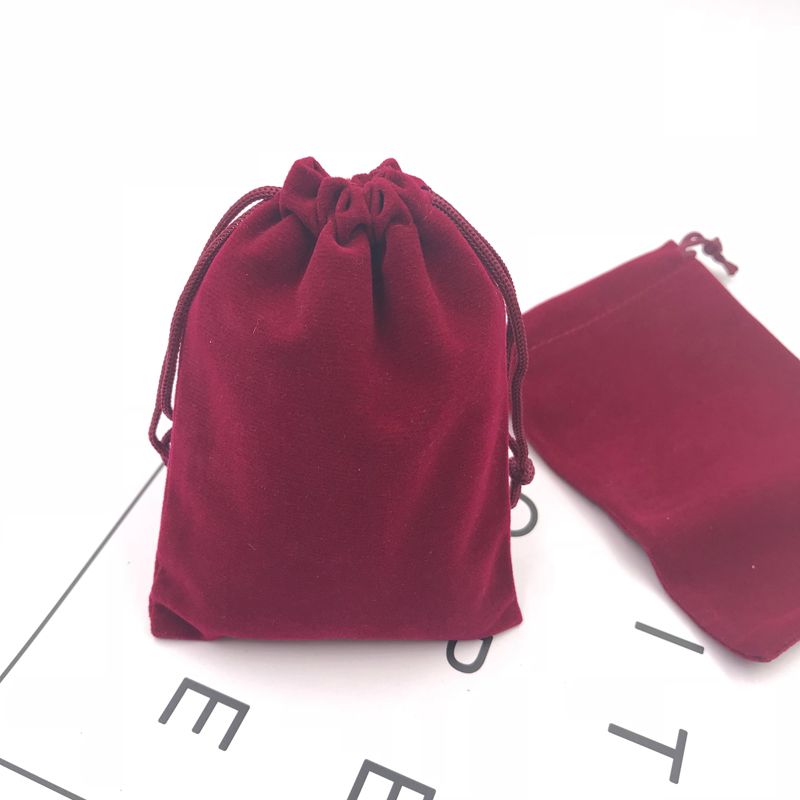 wine velvet bag