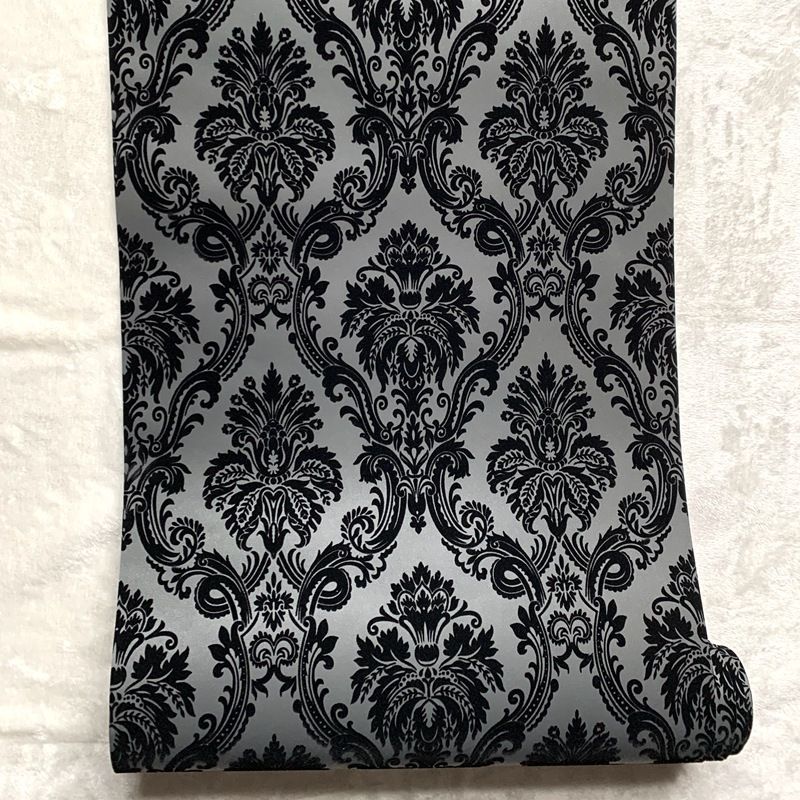 Black Damask Wallpaper 3d Velvet Wall Paper Roll Luxury Textured Non Woven For Bedroom Living Room Flock From Nmm367 48 16 Dhgate Com - Black Velvet Wallpaper Uk Black Damask Wallpaper 3d Velvet Wall Paper Roll Luxury Textured Non Woven For Bedroom Living Room Flock From Nmm367 48 16 Dhgate Com - Black Velvet Wallpaper Uk