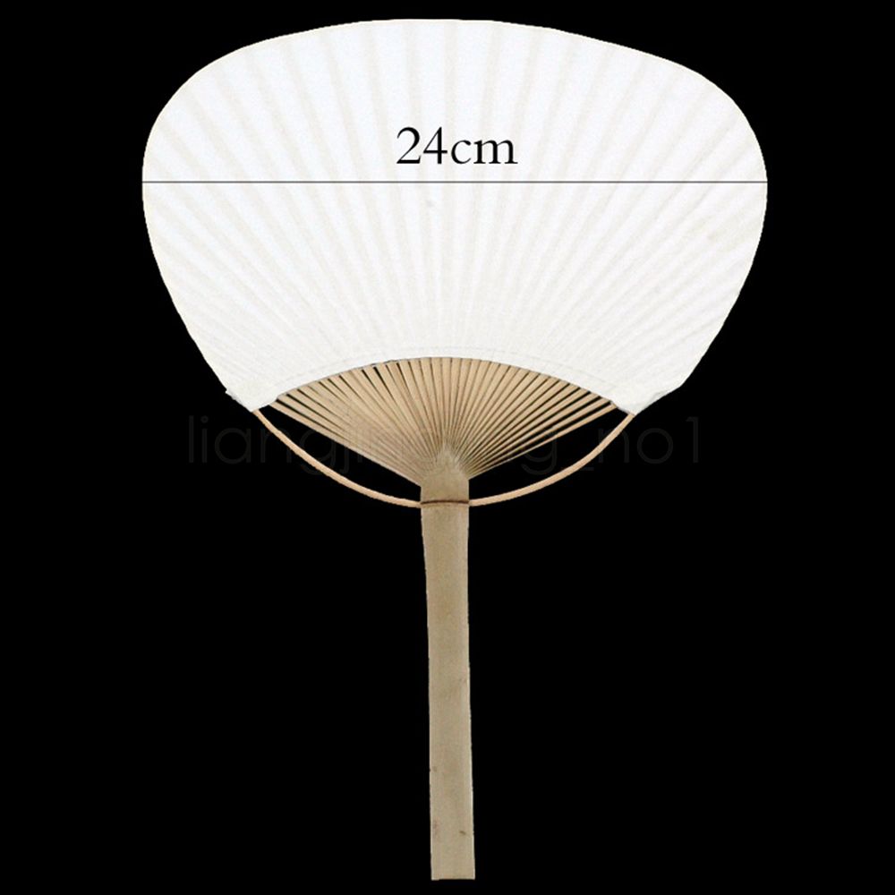 Paddle Hand Fans Diy Painting Blank Fans With Bamboo Frame And Handle Paper Fan Handnade Spanish Fan Wedding Party Favors Gifts Prop Ffa3057 Wedding