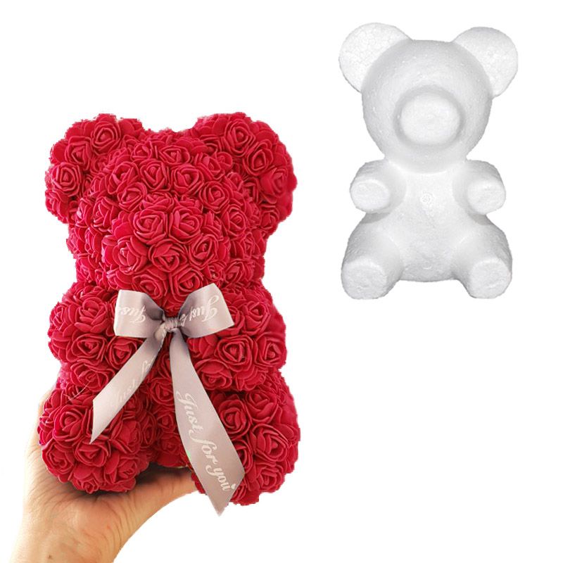 polystyrene sitting teddy bear