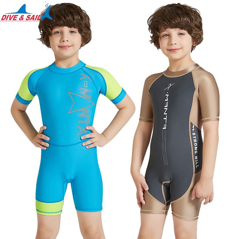 US Toddler Baby Kid Girl Sun Protective Swimwear Rash Guard Bathing Suit Costume