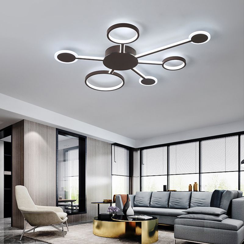 2019 New Design Modern Led Ceiling Lights For Living Room Bedroom Study Room Home Color Coffee Finish Ceiling Lamp From Wyiyi 152 77 Dhgate Com