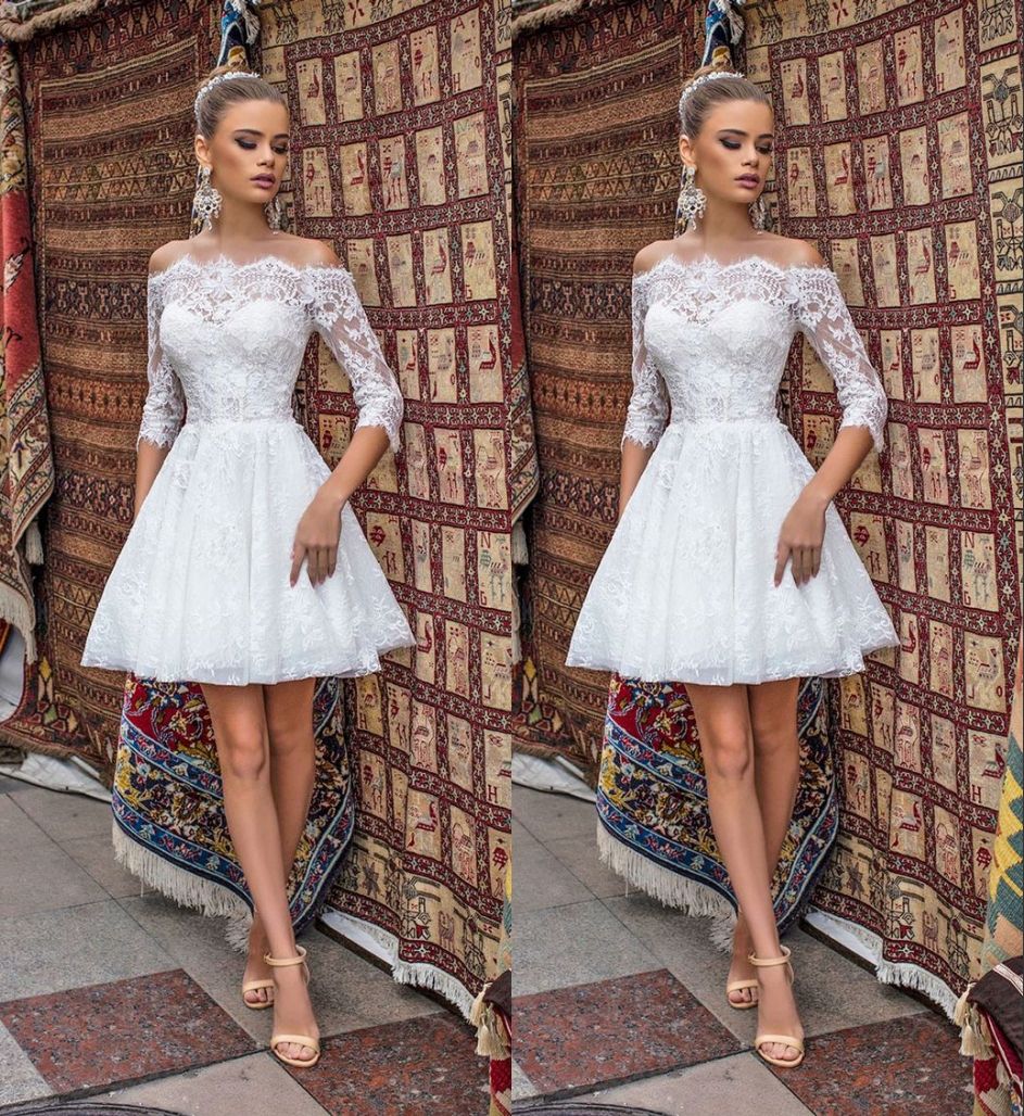 vestido de noiva curto 2019