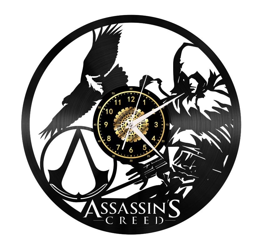 Assassins Creed reloj de pared decorativo Living Los niños y Dormitorio Decoración Decoración casera moderna