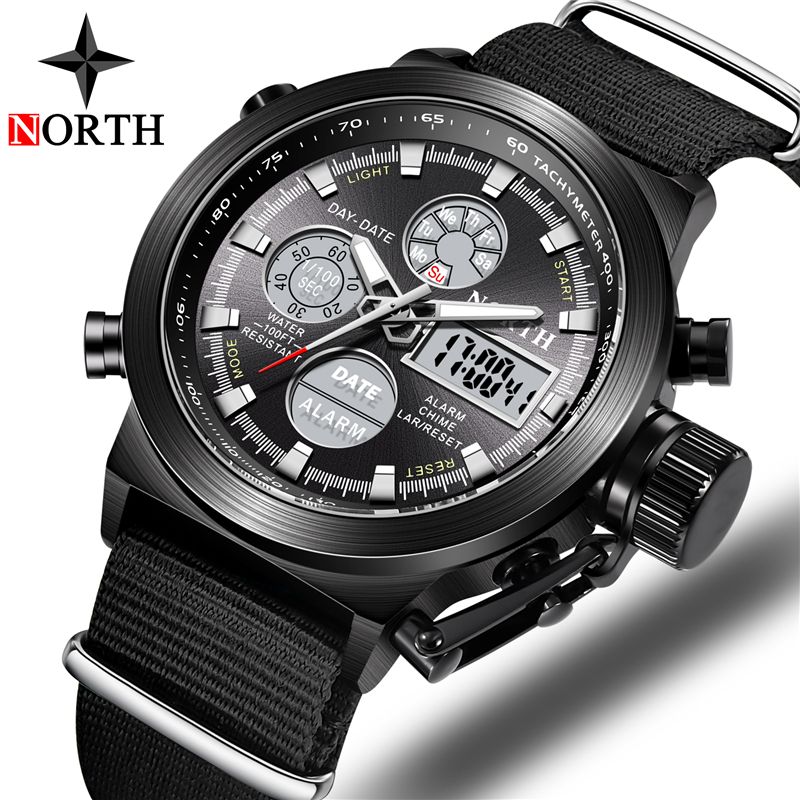 north sport watch water resist 30m