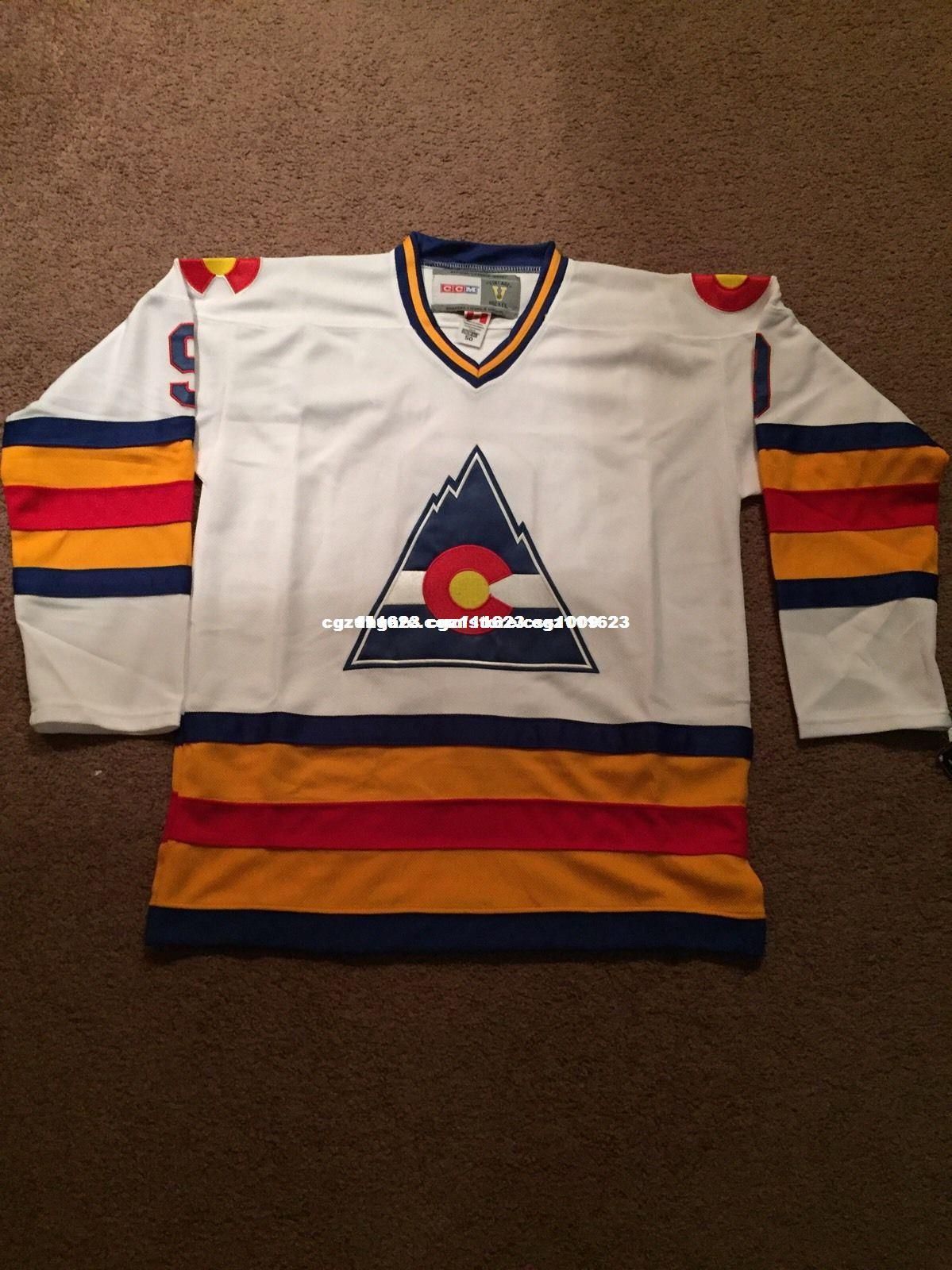 colorado rockies vintage hockey jersey