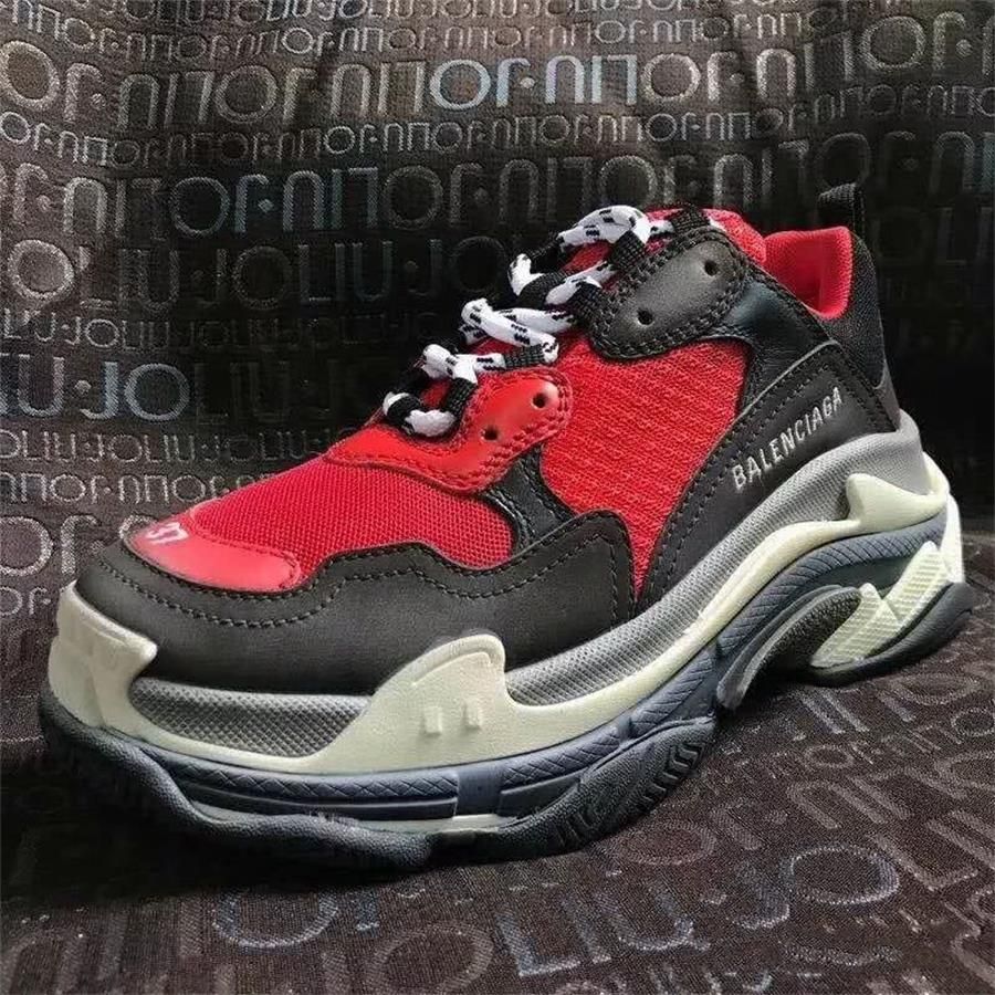Balèncìaga Triple S Walking Shoes Retro Dad Shoes