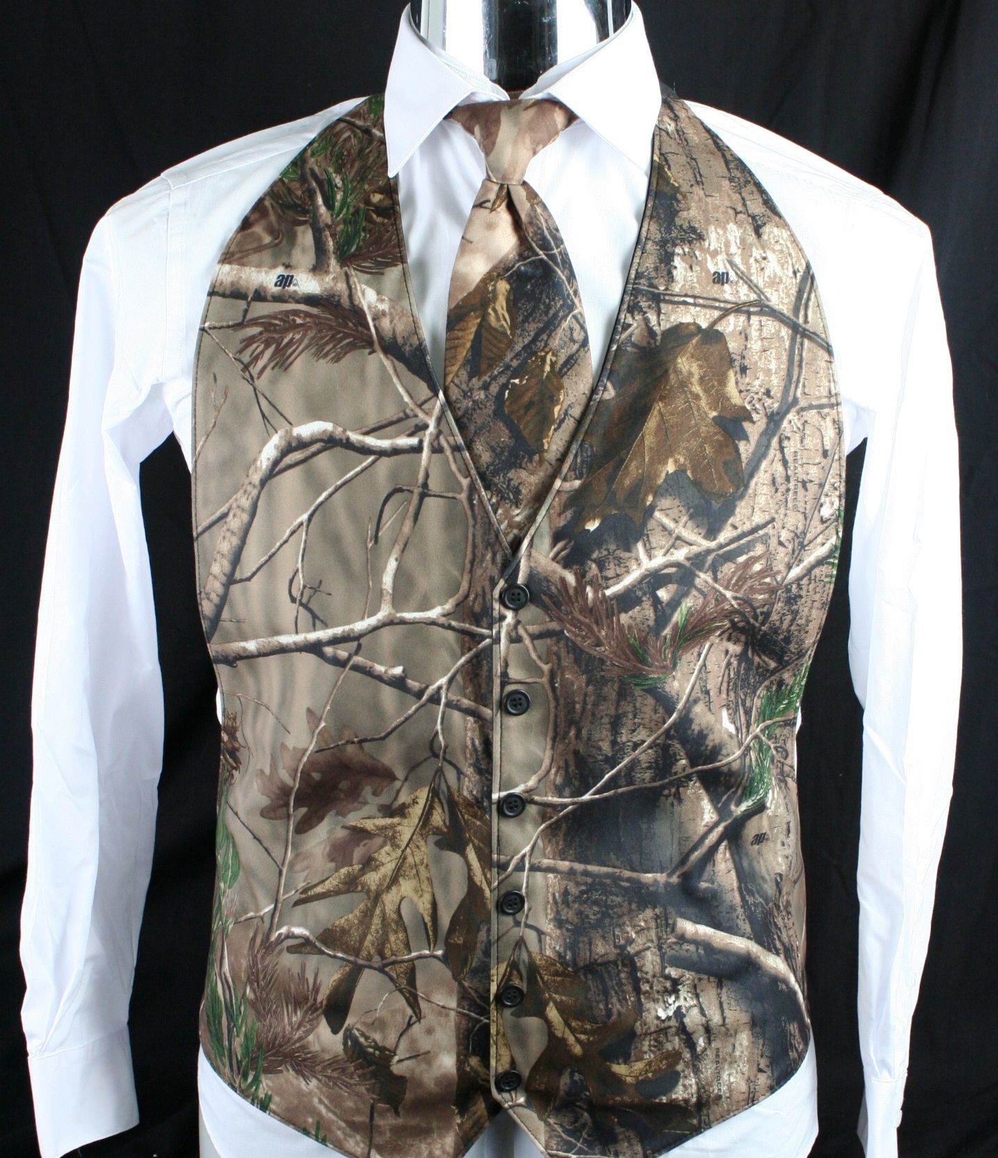 New Fashion Camo Groom Vest Formal Tuxedo Vest For Wedding
