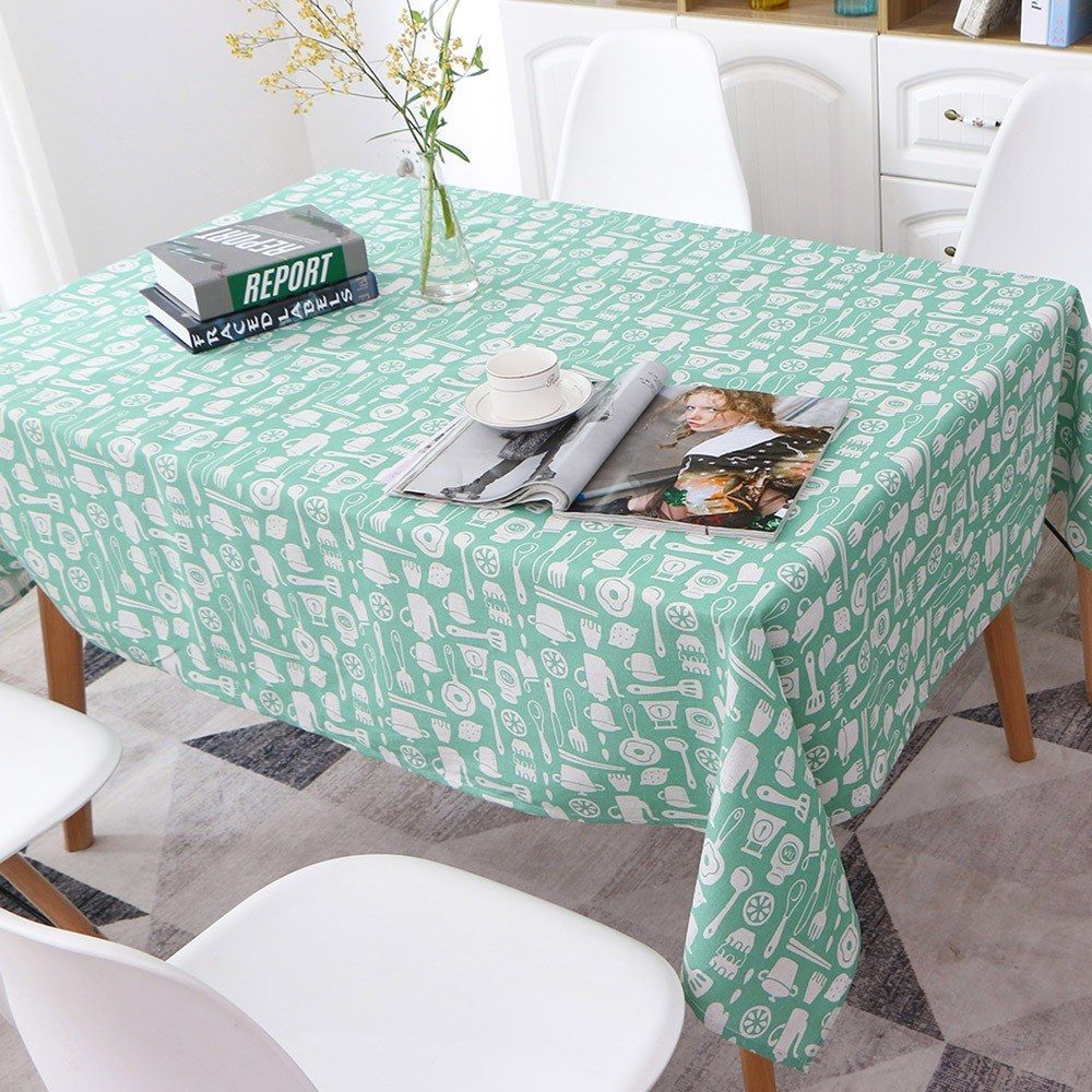 large oblong tablecloth