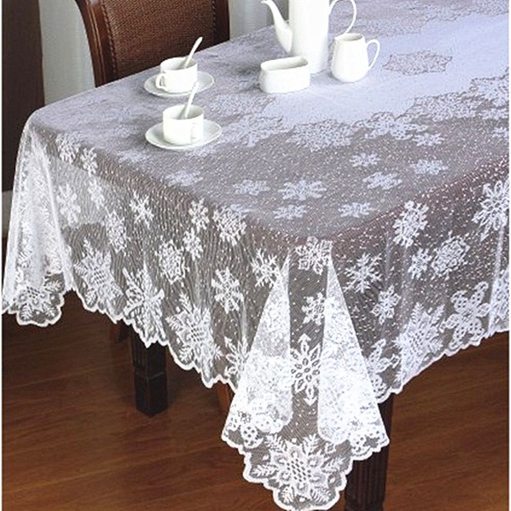 white linen tablecloth rectangle