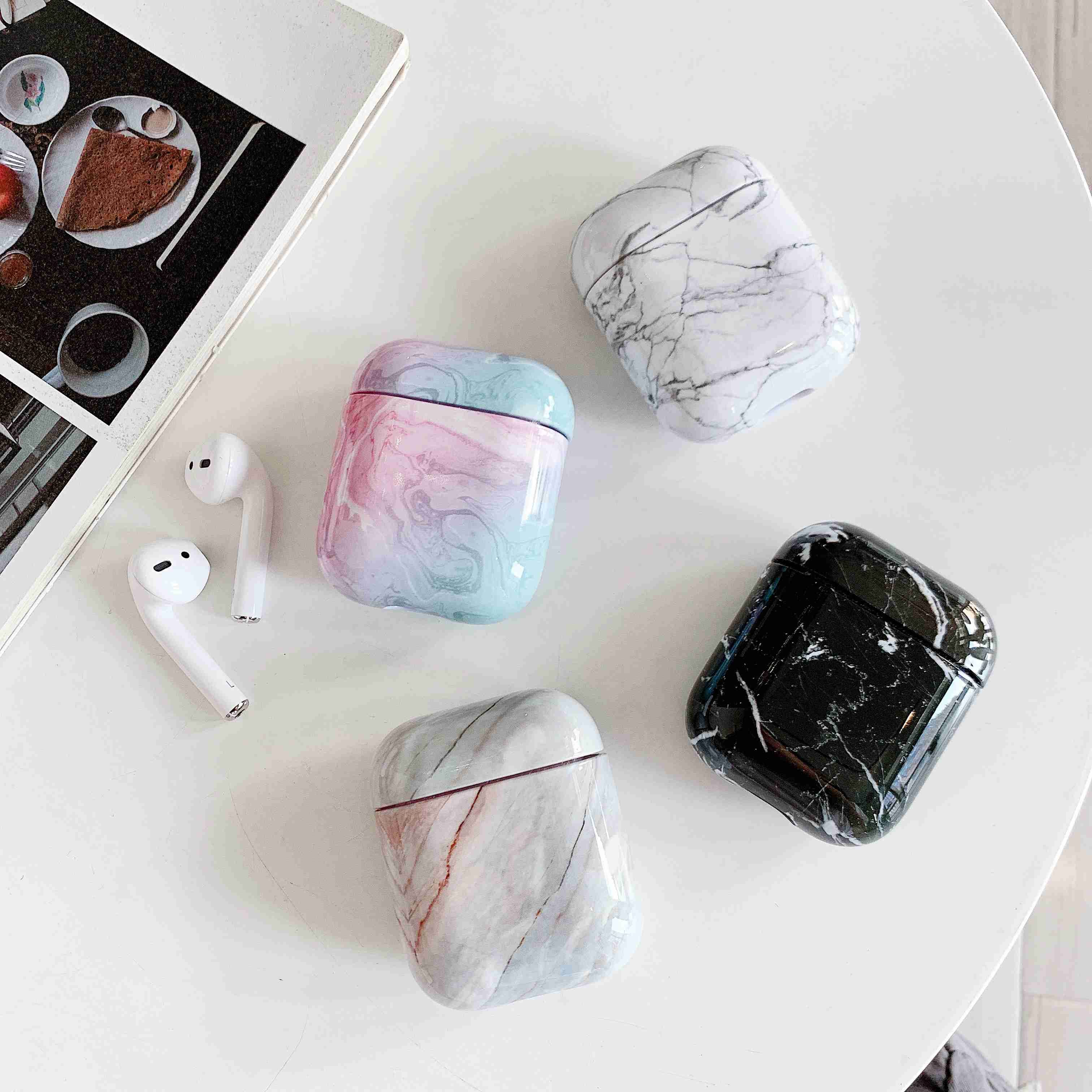 Acquistare Custodia Apple Airpods Originale Custodia In Marmo Cover Carina  Apple Airpods 2 1 Custodia Accessori Cuffie Cuffie Economico | Consegna  Veloce E Qualità | DHgate Italy