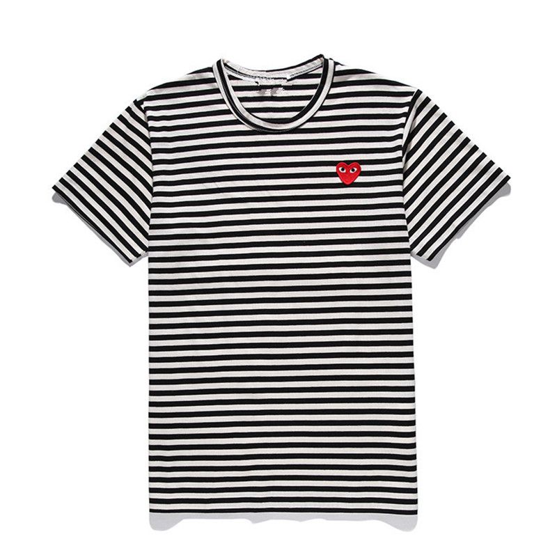 cdg striped shirt mens