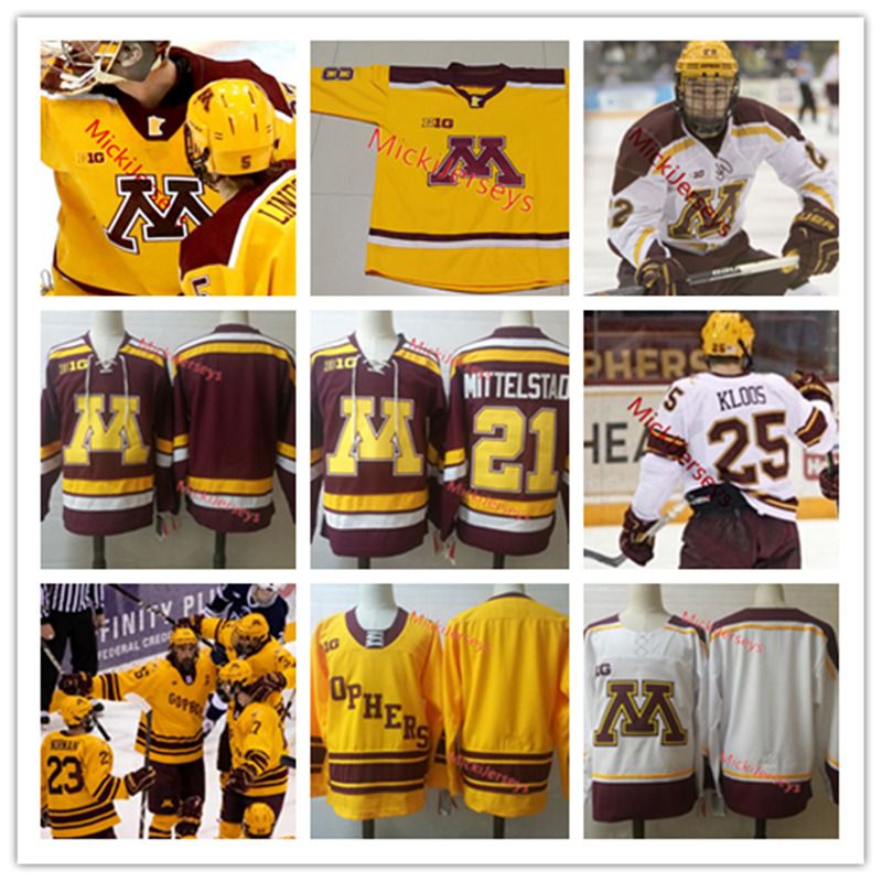 Minnesota Golden Gophers Hockey Jersey 
