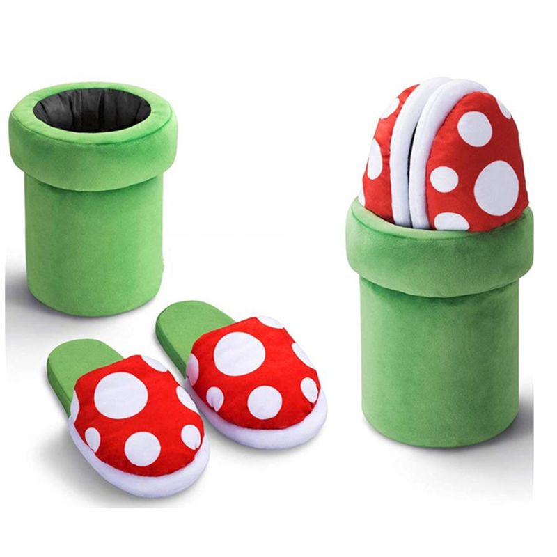 super mario slippers