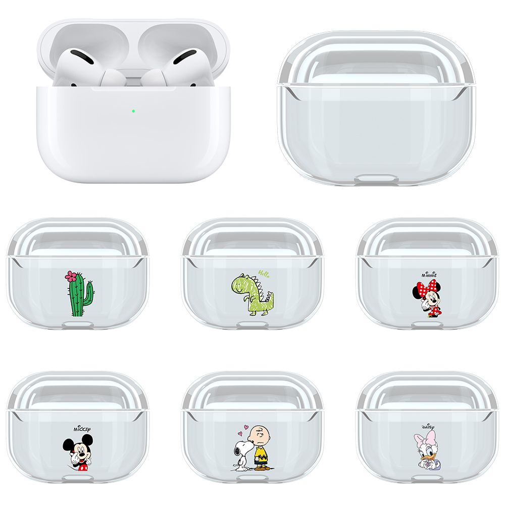Acquista Dura Del PC Casi Auricolare Trasparente AirPods Di Apple 1 2 Pro  Carica Bag Di Cristallo Box Cover Cute Cartoon Cactus Airpods Cases A 1,36  € Dal Vili1014 | It.DHgate.Com