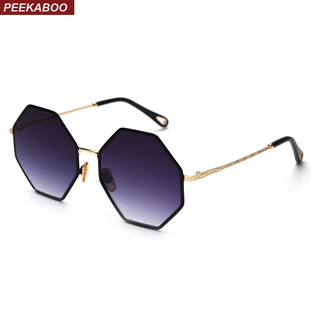 Allingrosso Occhiali Da Sole Ottagonale Donna Tendenza 2019 Oro Nero  Sfumato Occhiali Da Sole Oversize Uomo Vintage UV400 Poligono Da 17,27 € |  DHgate Italy