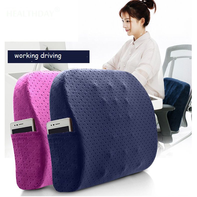 Ergonomic Design Back Pillow For Office Chair Lumbar Support