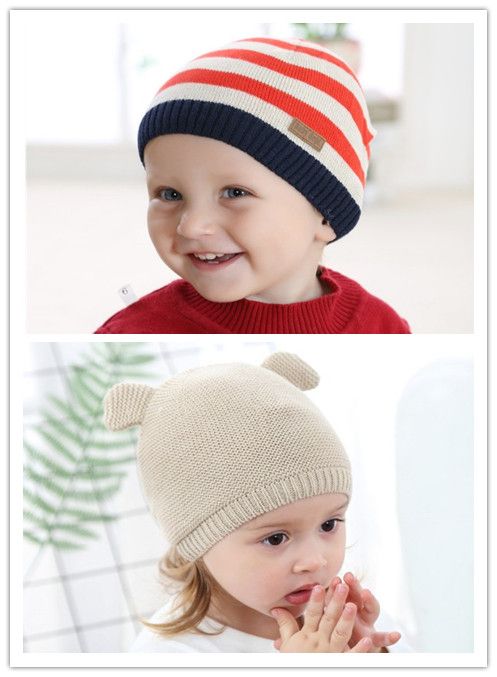 baby boy cotton beanie hats