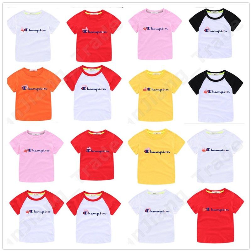 2020 90 160cm Kids Champions T Shirts 