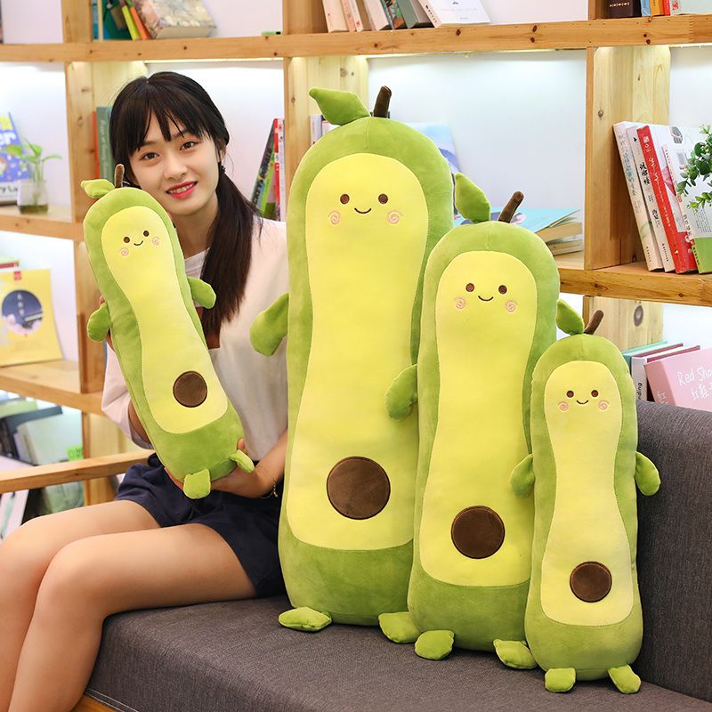 plush avocado pillow