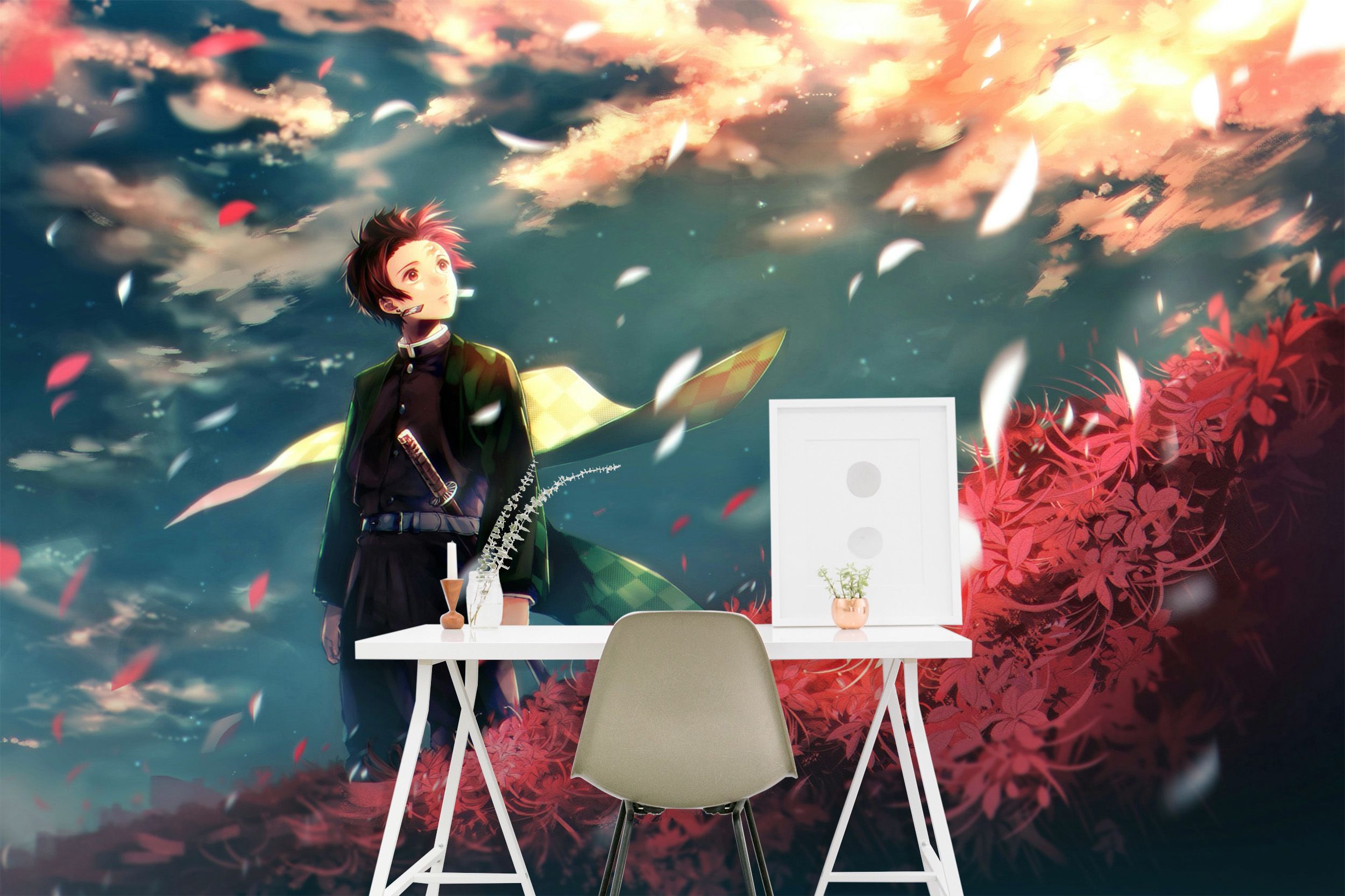 Self Adhesive 3d Kimetsu No Yaiba 0185 Wall Paper Mural Wall Print Self Adhesive 3d Kimetsu No Yaiba 0185 Wall Paper Mural Wall Print